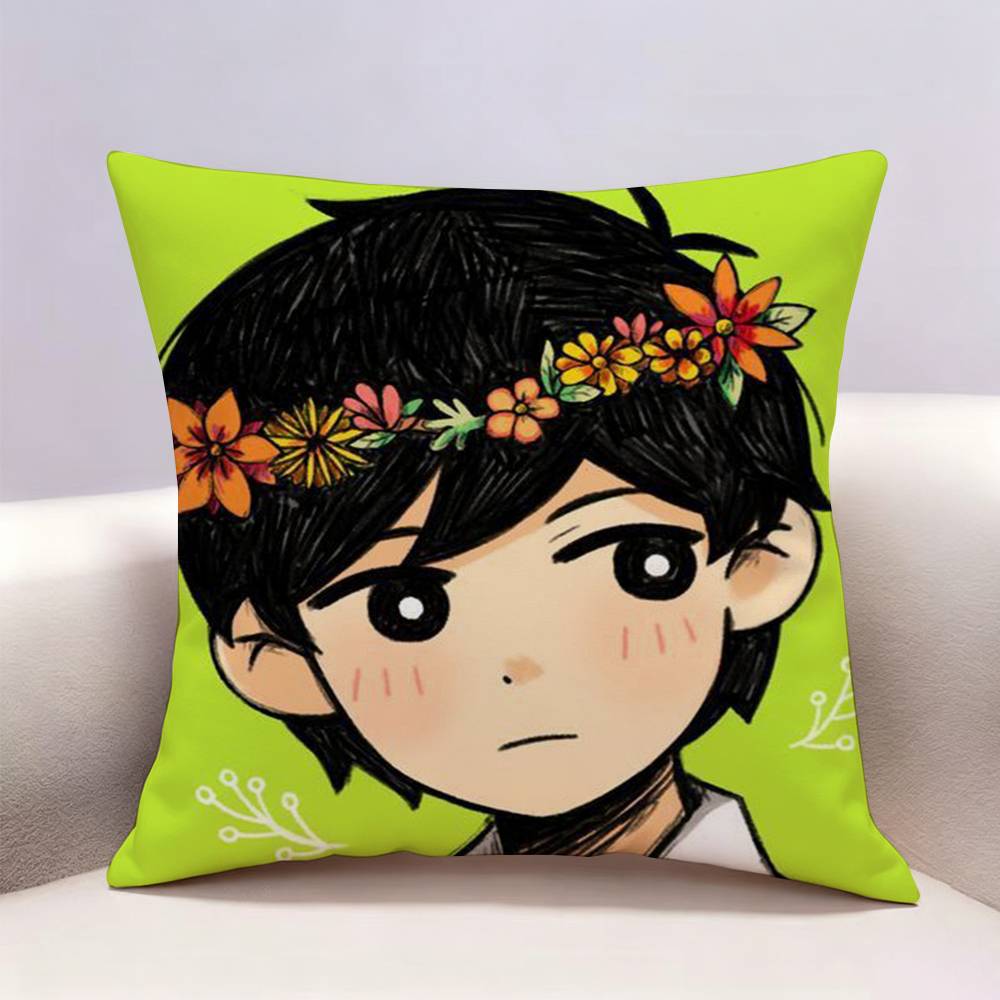 OOmori Game Doublesided Print Pillow Case Pattern Printed Pillowcase For Living Room Sofa Cushion Cover