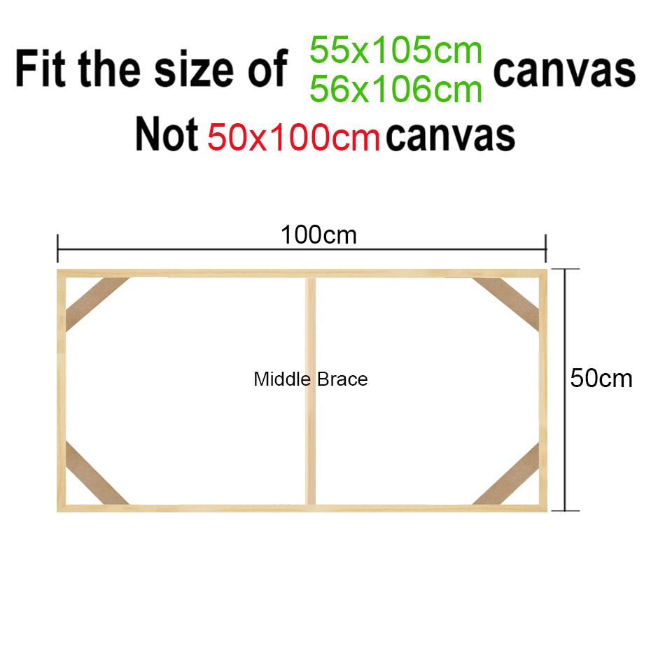 45x95 50x100cm Tuval Çerçeve Ahşap Çerçeveler Ahşap Fotoğraf Yağlı Boya Tuvali Elmas Boyama Çerçeveleri Tuval Ahşap Duvar Çerçevesi