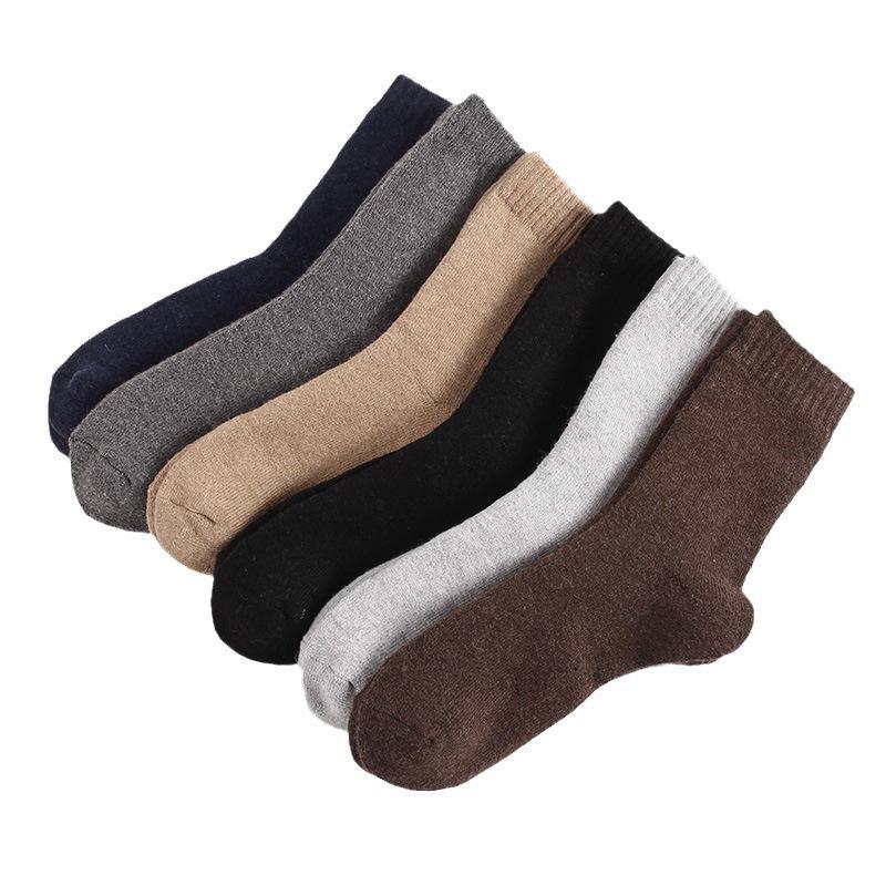 Herren Winterwolle & Kaschmir Dicke Frotteesocken