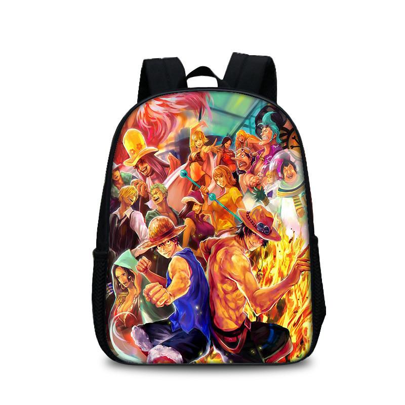 One Piece Backpack For Kids With Nylon Material And Adjustable Straps For School And Daily Use