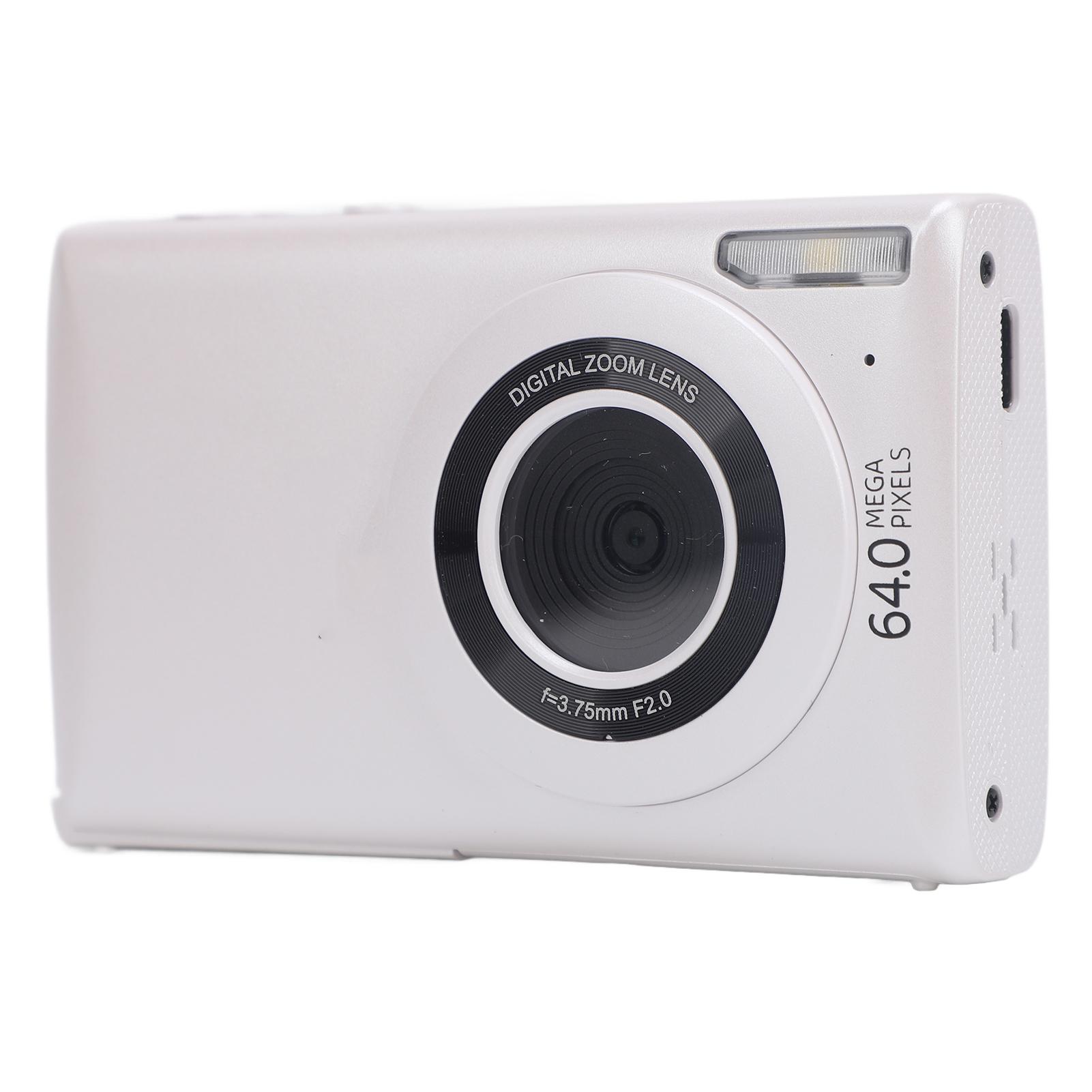 

Digital Camera 64MP 4K HD 18x Zoom 2.75 Inch TFT Display Autofocus 700mAh 1 4 Inch Threaded Compact Vlogging Camera for