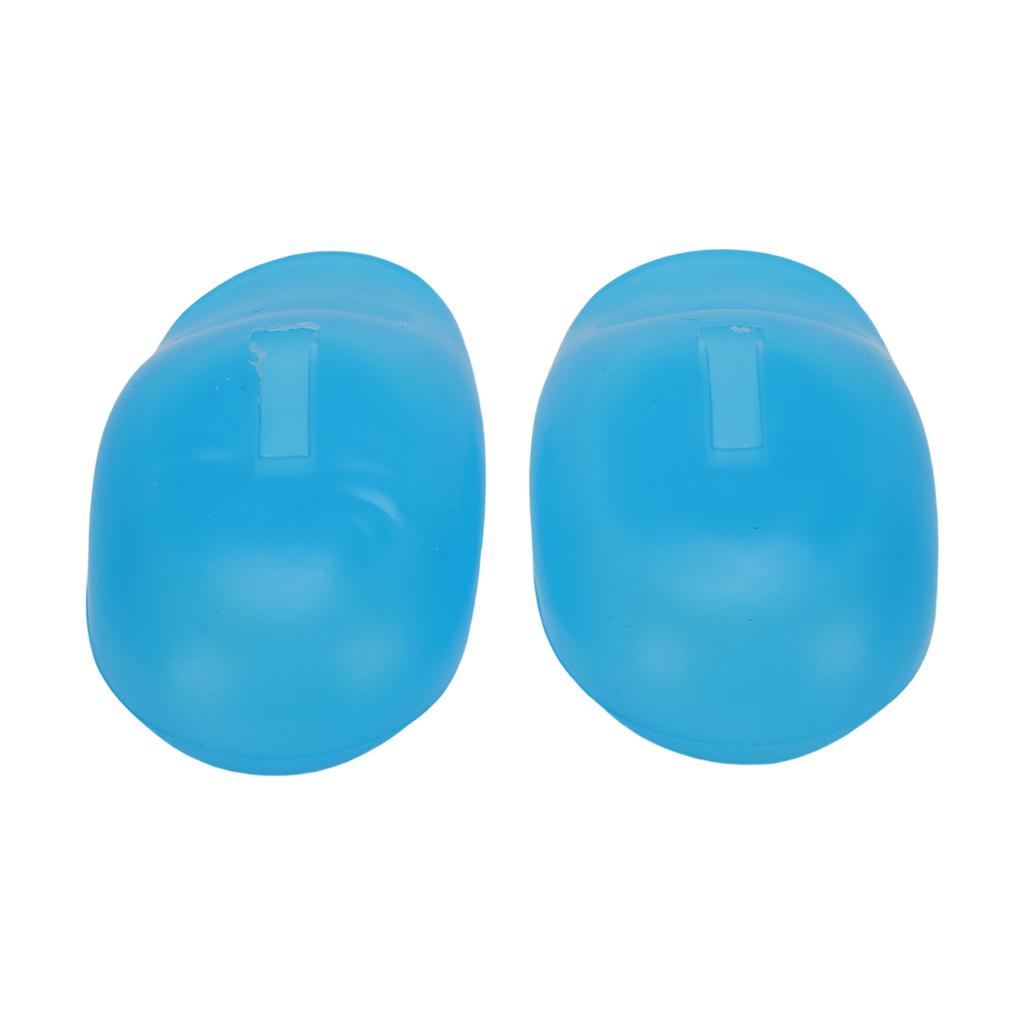 2PCS Hair Dye Ear Cover Lightweight Easy to Clean Plastic Hair Coloring Earmuffs Ear Protectors for Shower Hairdressing
