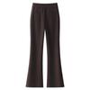 Apricot Women's High-Waisted Wool Flare Pants - 2024 Autumn/Winter Collection