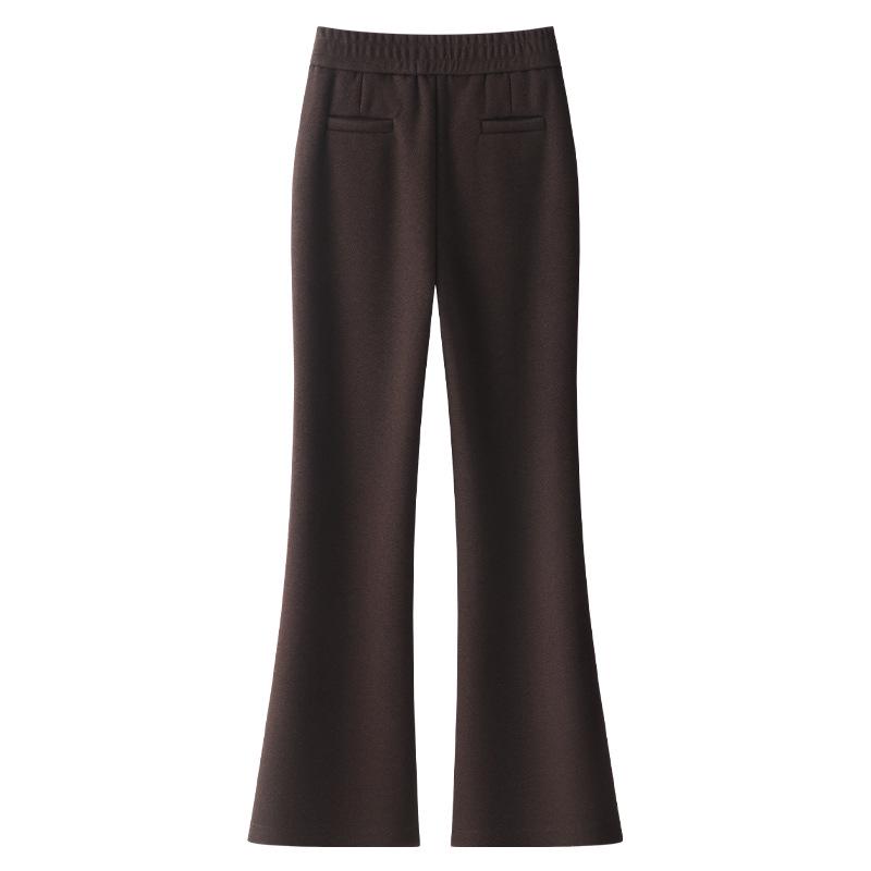 Apricot Women's High-Waisted Wool Flare Pants - 2024 Autumn/Winter Collection