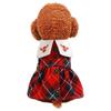 Pet Clothes Christmas Day Style New Teddy Bigbear New Year's Dog Christmas Clothing Elk Plaid Skirt