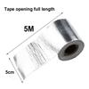 High Temperature Resistant Exhaust Pipe Insulation Tape Fiberglass Aluminum Foil Tape 1 Roll Of Car Heat Protection Foil Film
