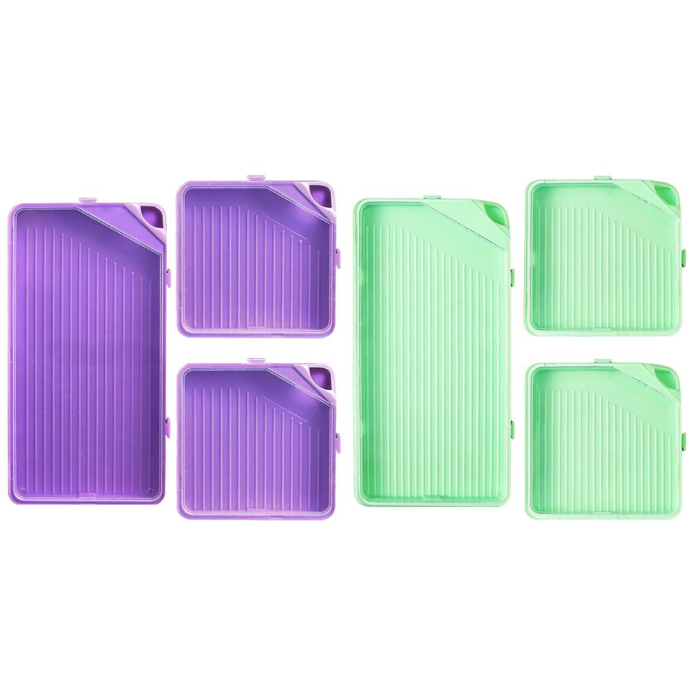 6Pcs Diamond Art Trays Rhinestone Tray Organizer Diamond Painting Trays Diamond Painting Accessories and Tools for DIY Art Craft