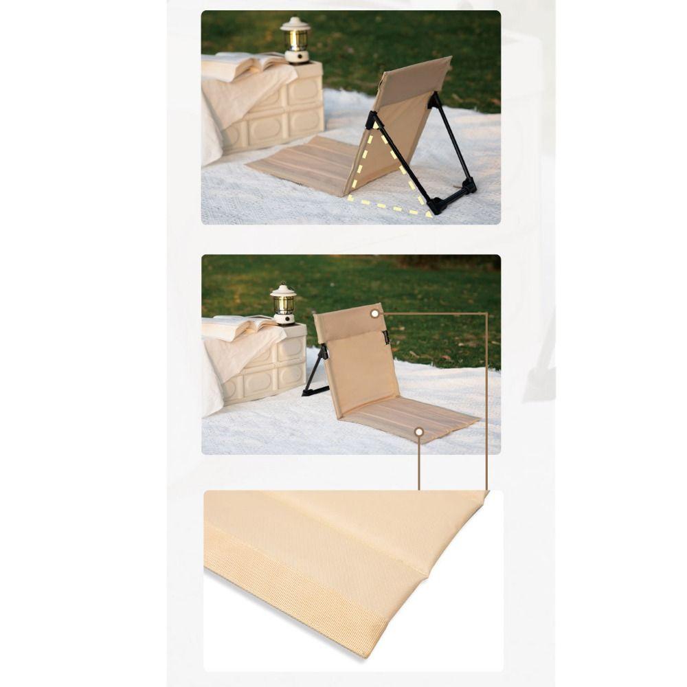 Aluminum Alloy Frame Foldable Camping Chair Oxford Cloth Material Comfortable Sitting Portable Folding Seat Backrest Chair
