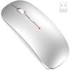 2.4GHz Bluetooth Wireless Mouse, Rechargeable, Slim, Quiet, 3DPI Modes, Optical, Compact, Lightweight, High Precision, Compatible with Mac, Windows,