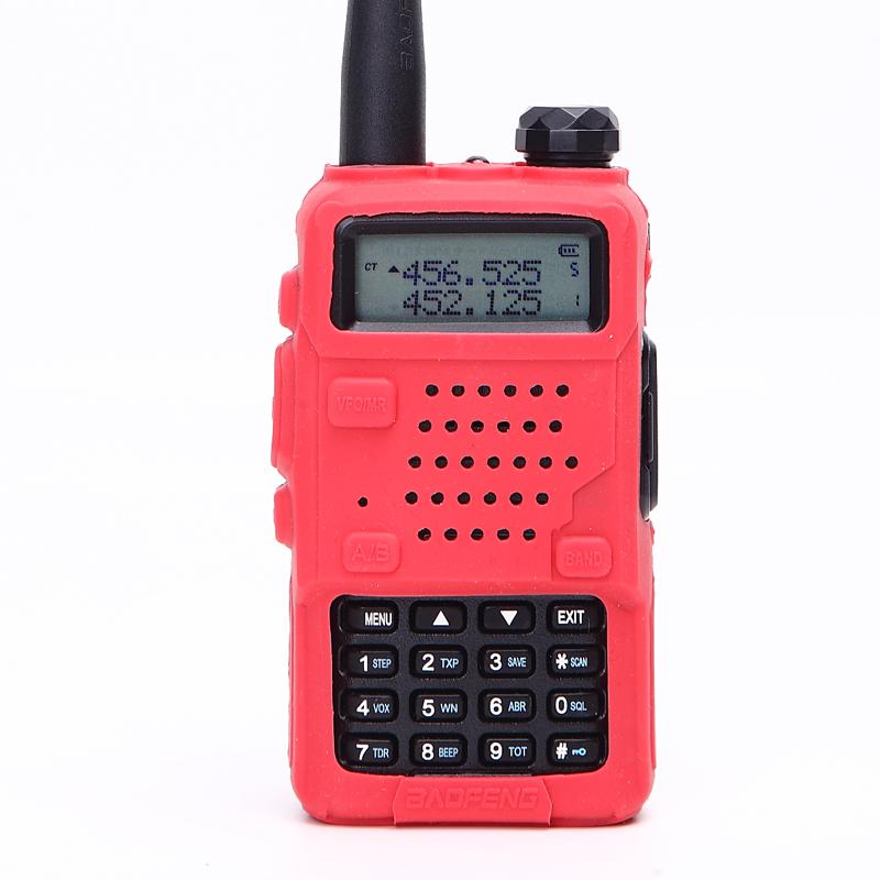 Silicone Rubber Cover Bumper BAOFENG UV-5R Case For Two Way Radio F8+ UV 5R UV-5RE DM-5R Walkie Talkie UV5R Accessories