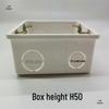 120x120 PVC Junction Box | Large Embedded Electrical Switch Box