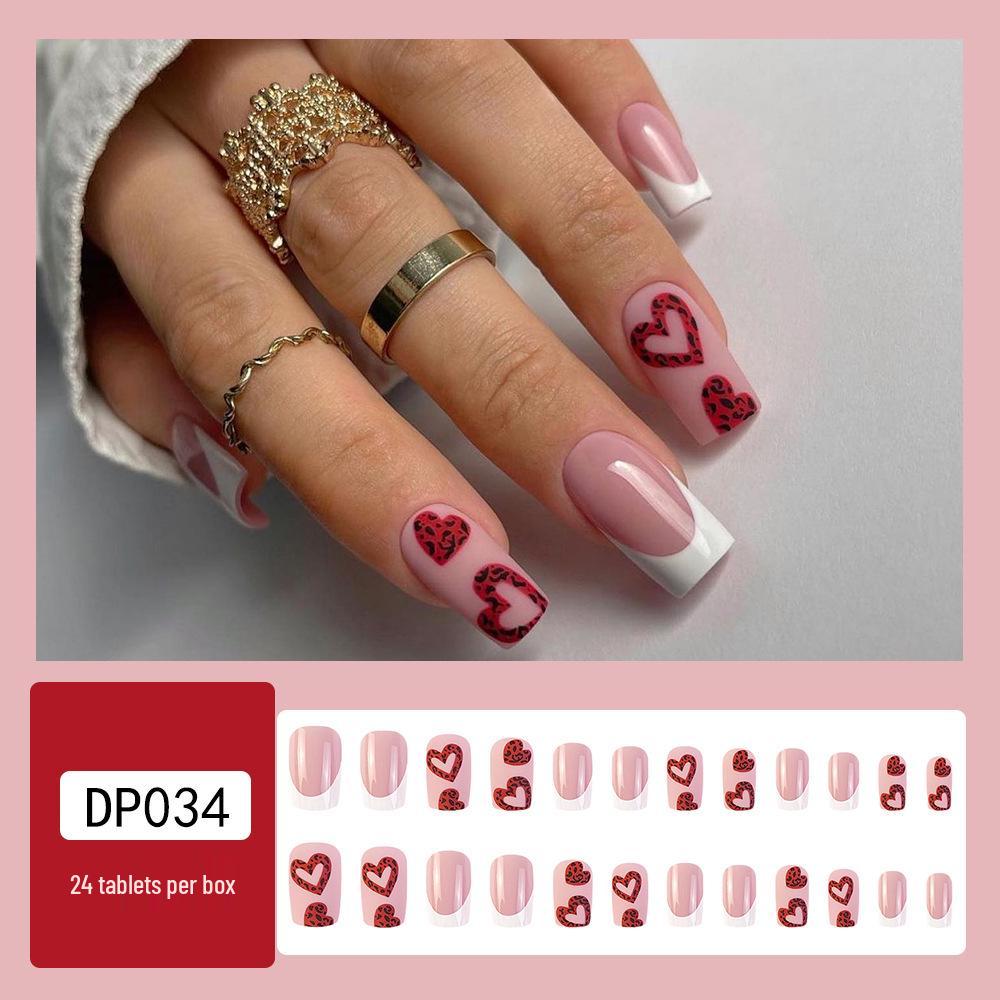 

Съемные средние и длинные накладные ногти — европейский и американский стиль