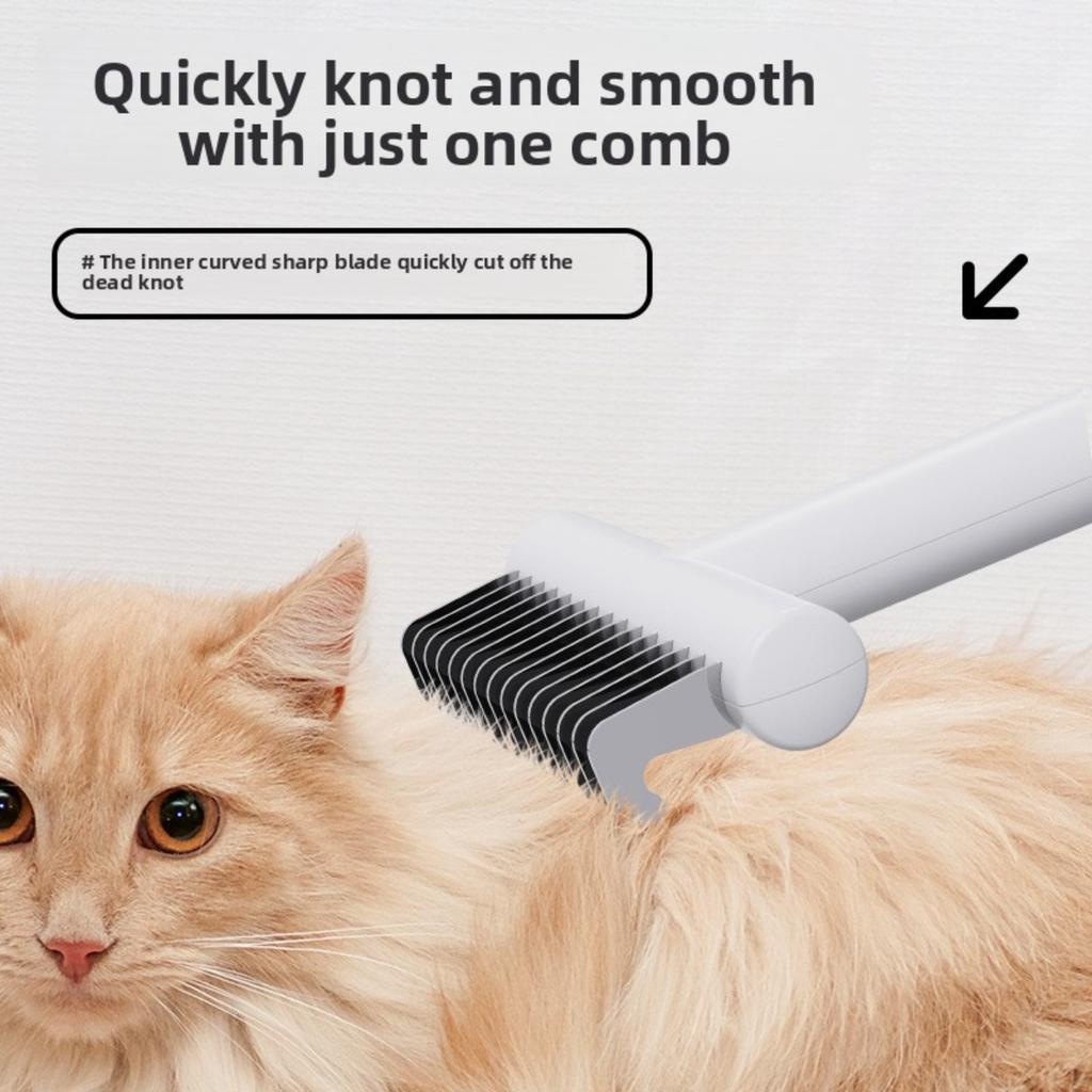 Dog Knotting Comb, Cat Comb, Cleaning and Removing Floating Hair, Cat Comb Brush, Cat God Tool, Universal Hair Removal Comb Knotting Knife
