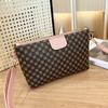 Retro printed shoulder messenger women's bag, a new fashion trend zipper small square bag