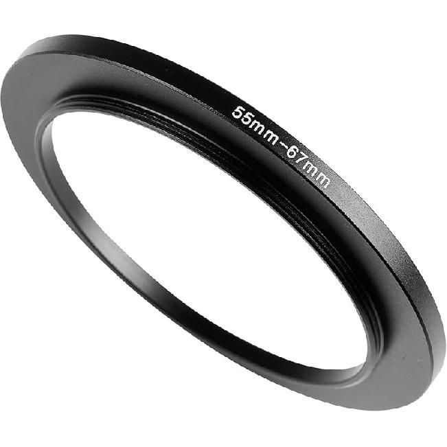 72-77mm Metal Step-Up/Down Ring Adapter Compatible with Mirrorless Cameras DSLR Lens, UV CPL ND Filter Thread Converter, Black
