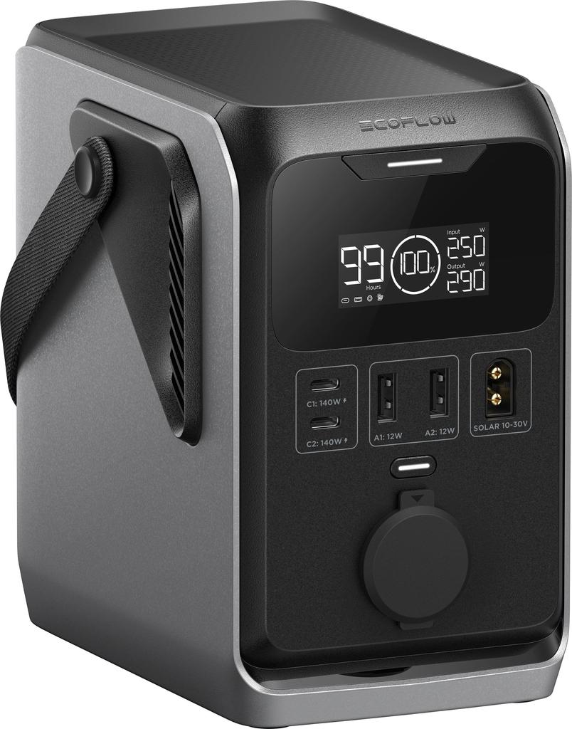 Station électrique portable - ECOFLOW - Trail 300 DC - 288 Wh - WiFi - 4 ports USB-C/USB-A - Lampe intégrée