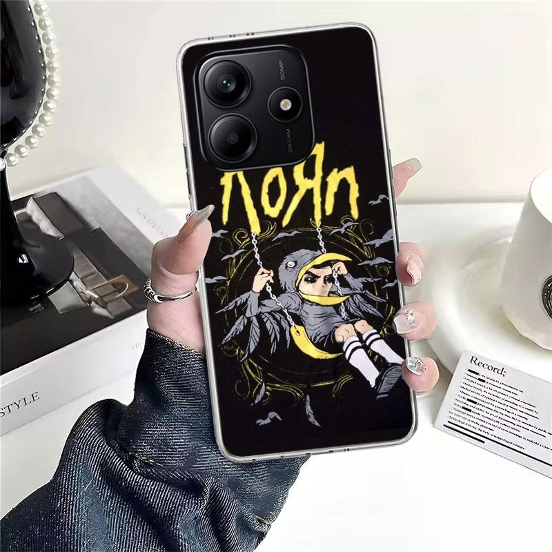 

K-Korn Rock Band Soft Phone Case For Xiaomi Redmi Note 15 14 14S 13 12 Pro Plus 12S 11 11S 11E 10 10S 11T 5G Fundas Coque Redmi Redmi Note 13 4G