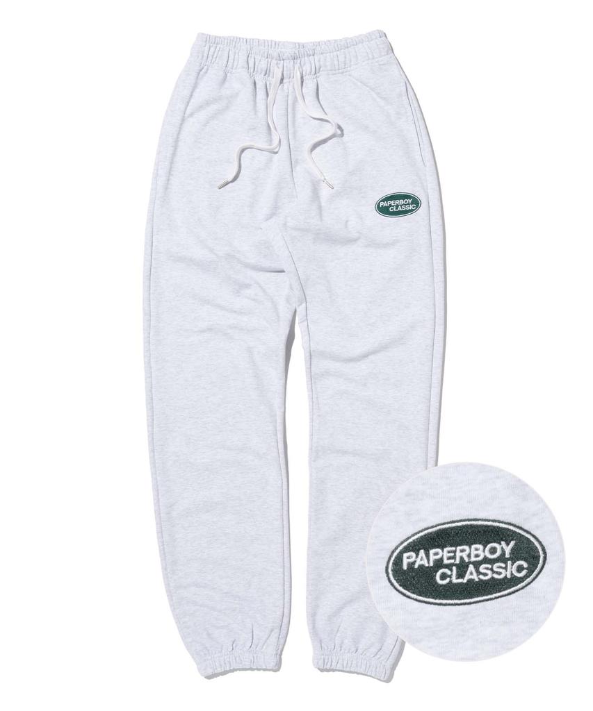 PAPERBOY Halo G Sweatpants - White Melange