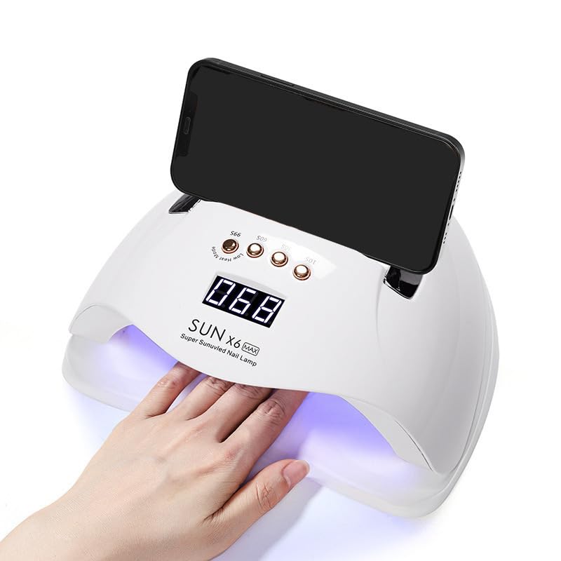 2025 New Gel Nail dual light timer Compatible with all gels Light Automatic sensing 220W 45LEDs light Resin light Curing light Fast curing Low heat