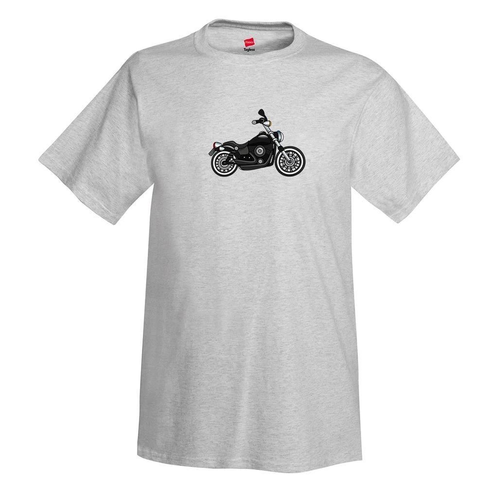 Motorcycle T-shirt MOTR81I-BLK1 - Personalized with Your Reg N# L