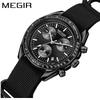 Men'S Watch Speedmaster Six-Hand Chronograph Multi-Function Calendar Quartz Watch 2247