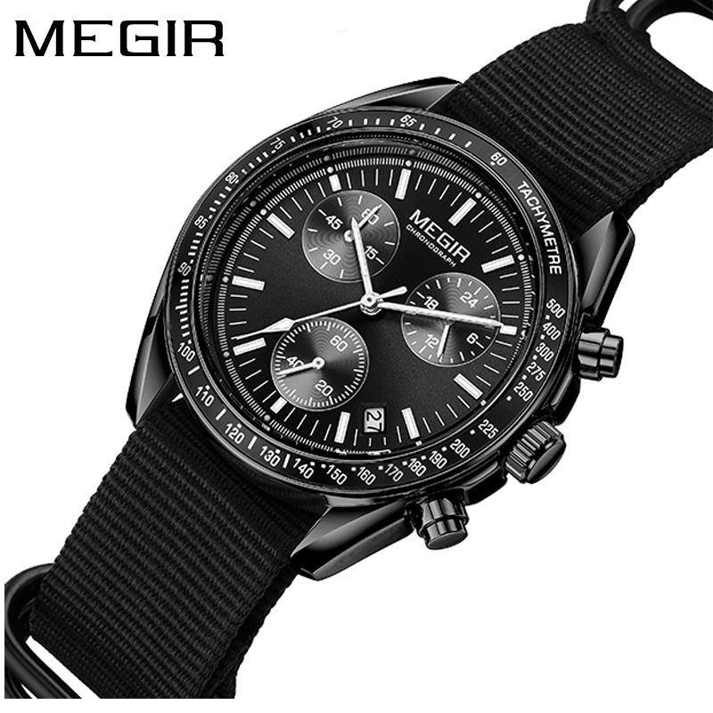 Men'S Watch Speedmaster Six-Hand Chronograph Multi-Function Calendar Quartz Watch 2247