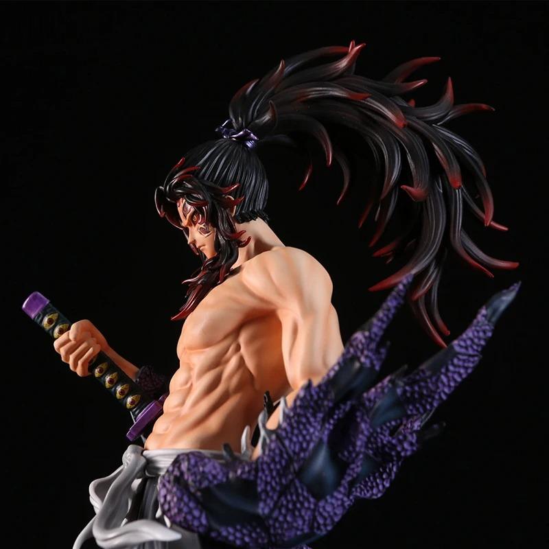 30cm Demon Slayer Figures Hantengu Anime Figure Himejima Gyoumei Figurine Kimetsu No Yaiba Tomiokagiyuu Statue Gk Pvc Toys Gift