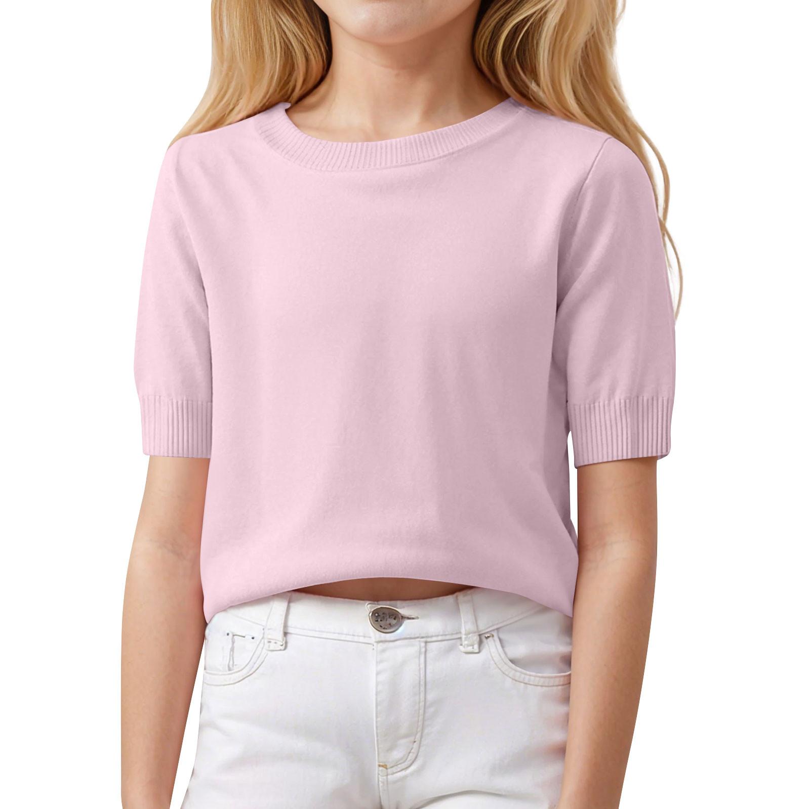 

Женские повседневные свободные рубашки модные топы футболки футболки S розовый