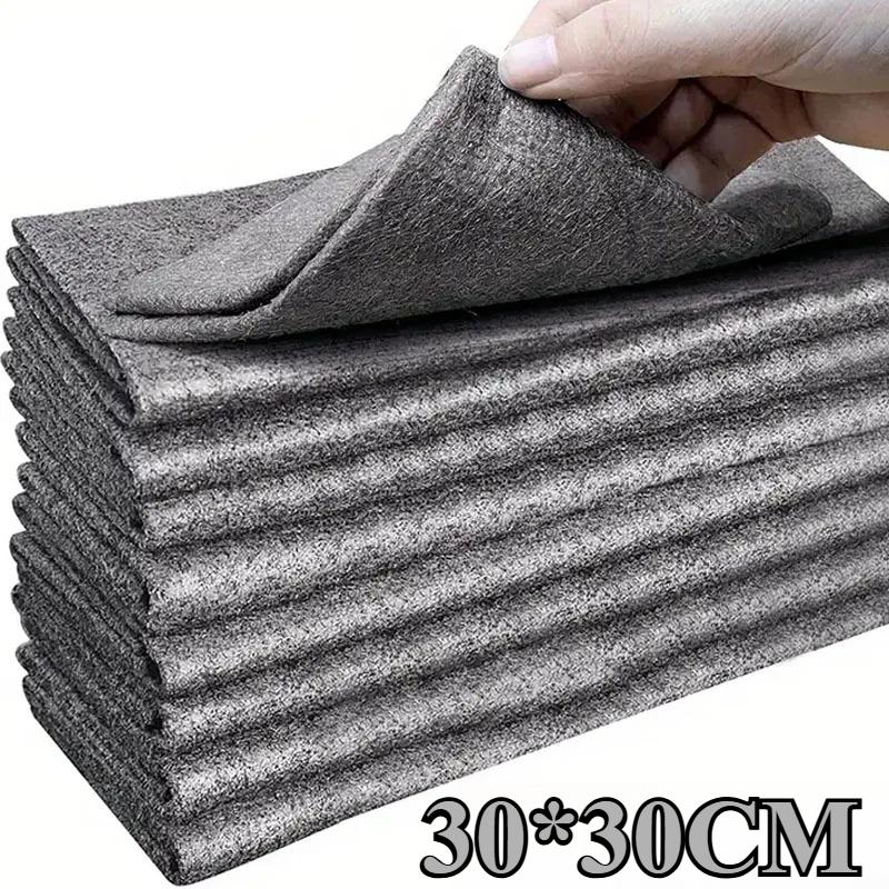 Thickened Magic Cleaning Cloth Microfiber Glass Clean Towel Reusable Washable Lint-free Cleaning Rags for Kitchen Glass Car