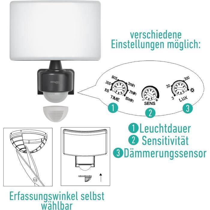Projecteur led avec détecteur de mouvement extérieur cali motion 30 w