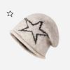 Fair Island Wind Curling Heap Hat Female Autumn and Winter Retro Face Small Cold Hat Lazy Wind Warm Bag Head Wool Hat