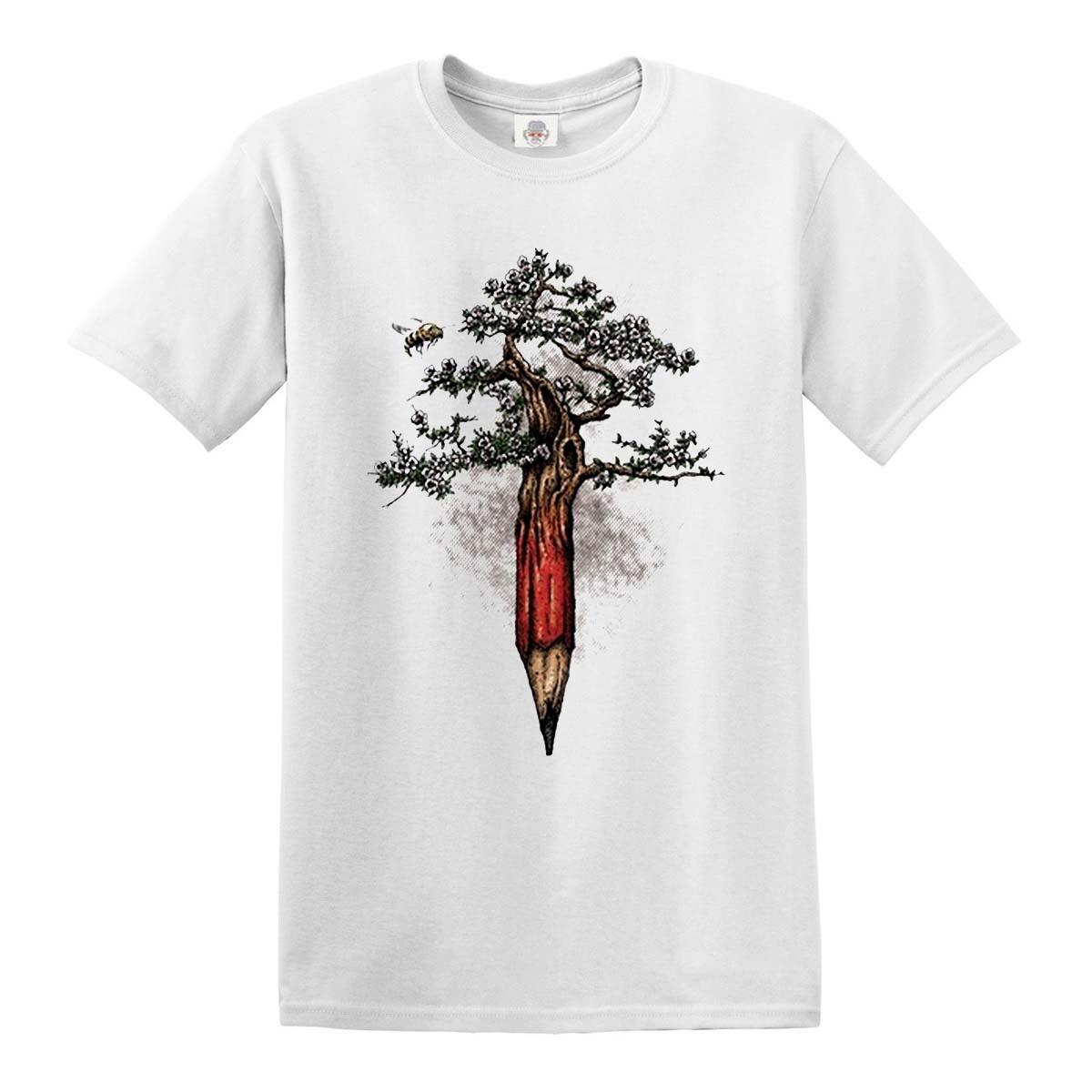 Pencil Tree T-Shirt Tribal Tree of life Tattoo Funny Gift Party Tree t shirt S разноцветный
