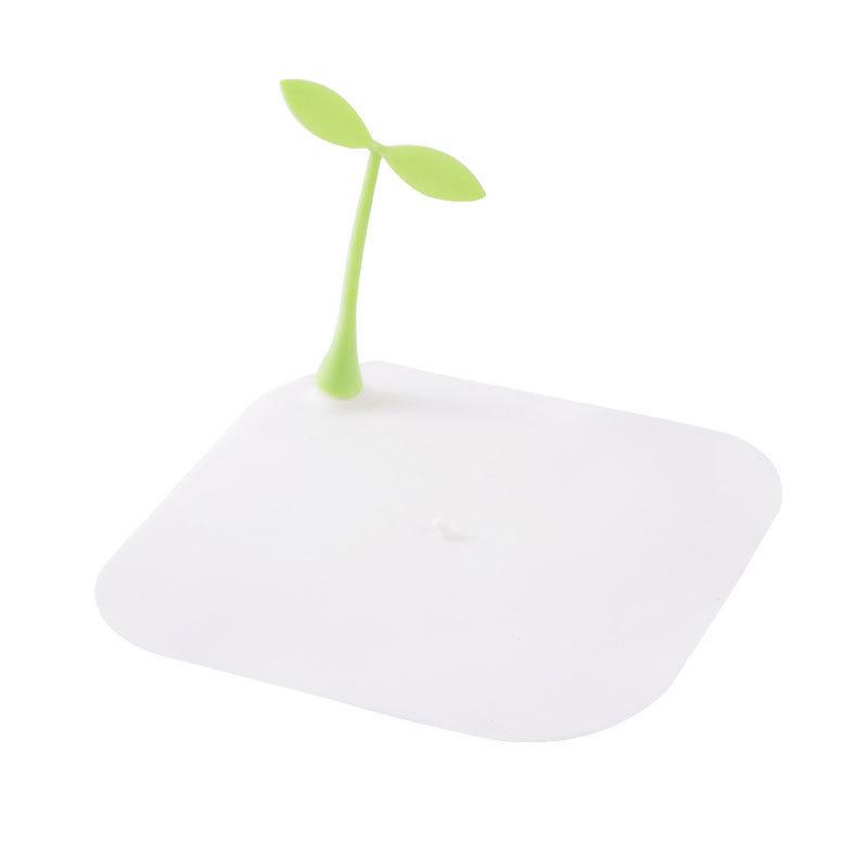Little Bean Sprouts Silicone Floor Drain Cover: 2-in-1 Anti-Odor Mat & Tub Stopper for Kitchen, Bathroom & Laundry