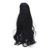 Doll Hair Wig 1 3 DIY Doll Wig Long Curly Hair Wig Doll Replacement Accessories Natural Black 8‑9in