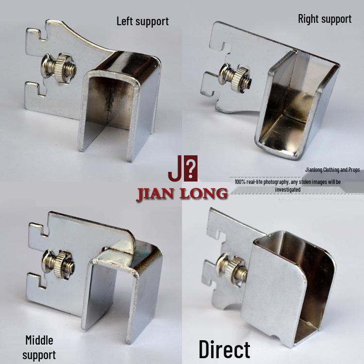 A-Pillar Vertical Strip & Bracket Support: Left, Right, Center Groove Accessories with Crossbeam Hook Holder. Thick Center Support - One