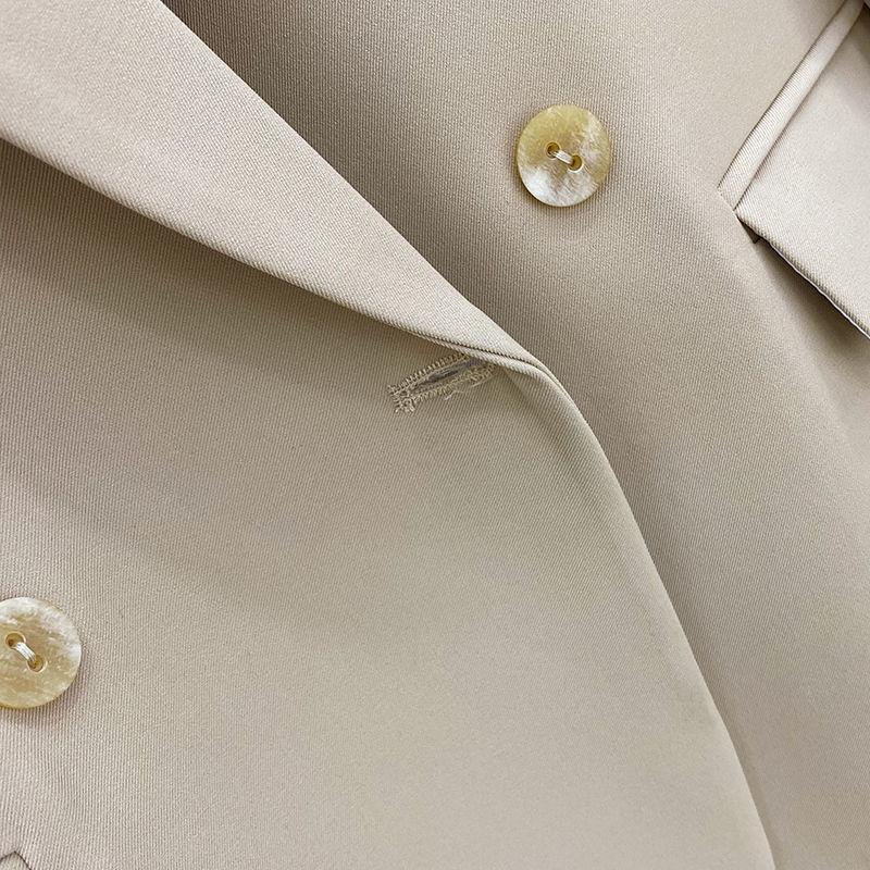 Stil britanic temperament femei Blazer cu mânecă lungă, la modă, la modă, la dublu piept