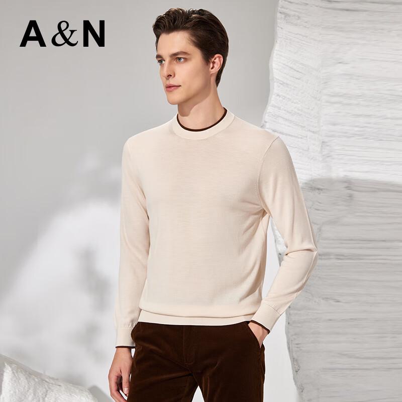 

Antônio Men s Machine Washable Australian Wool Semi-High Neck Sweater 3XL (56)