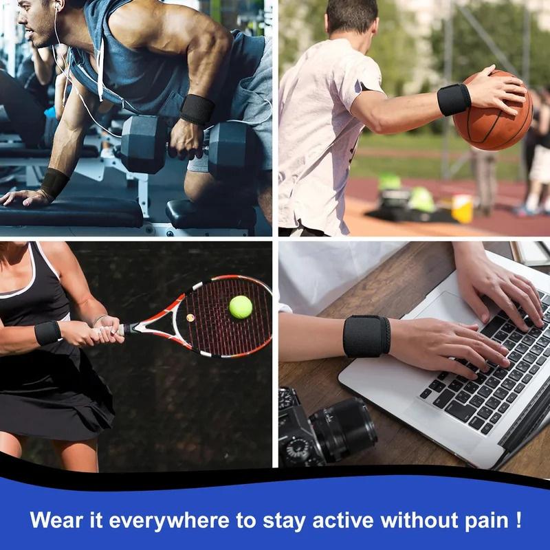 Wrist Support Brace Wrist Stabilizer Adjustable Wrist Bandages Protector Left/Right Hand Wrist Wraps Fitness Office Pain Relief