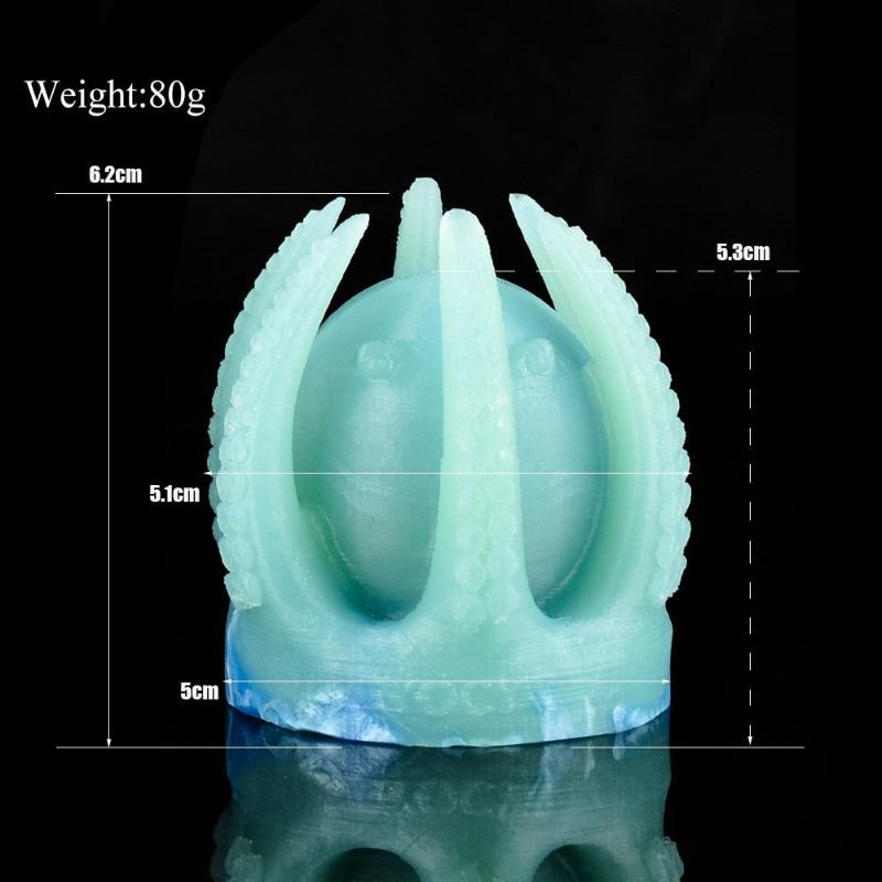 Mini Octopus Dildo Clit Nipple Tickler Tentacle Anal Massage Novelty Toys Silico Realistic Dildos