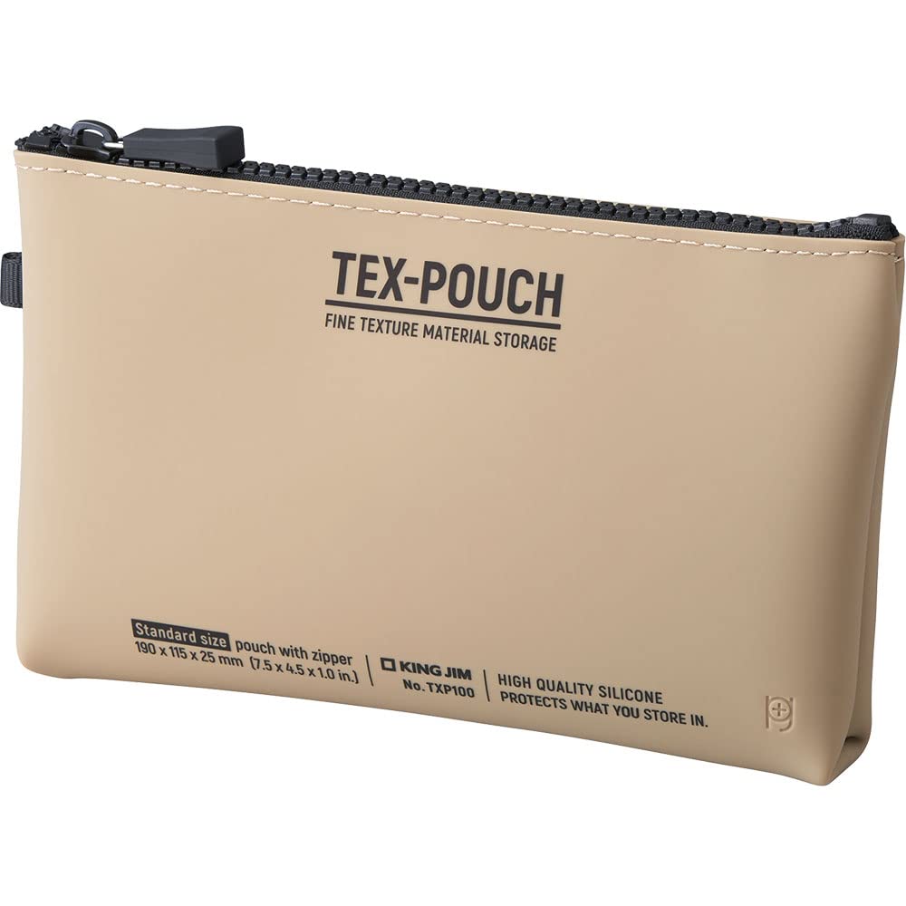 

King Jim Tex Pouch, Silicone, Beige, TXP100-BE бежевий