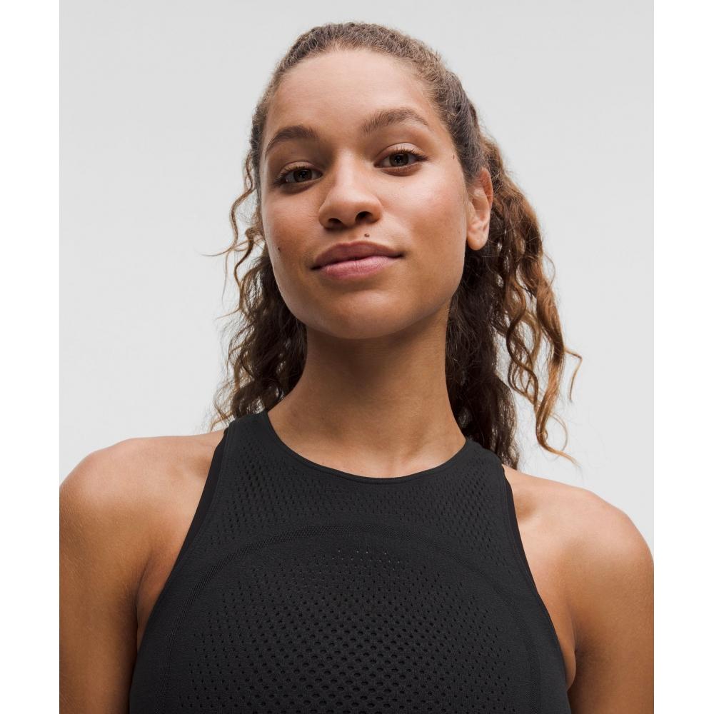 Lululemon Revealknit Cropped Tank Top  Slnsh Collection Black