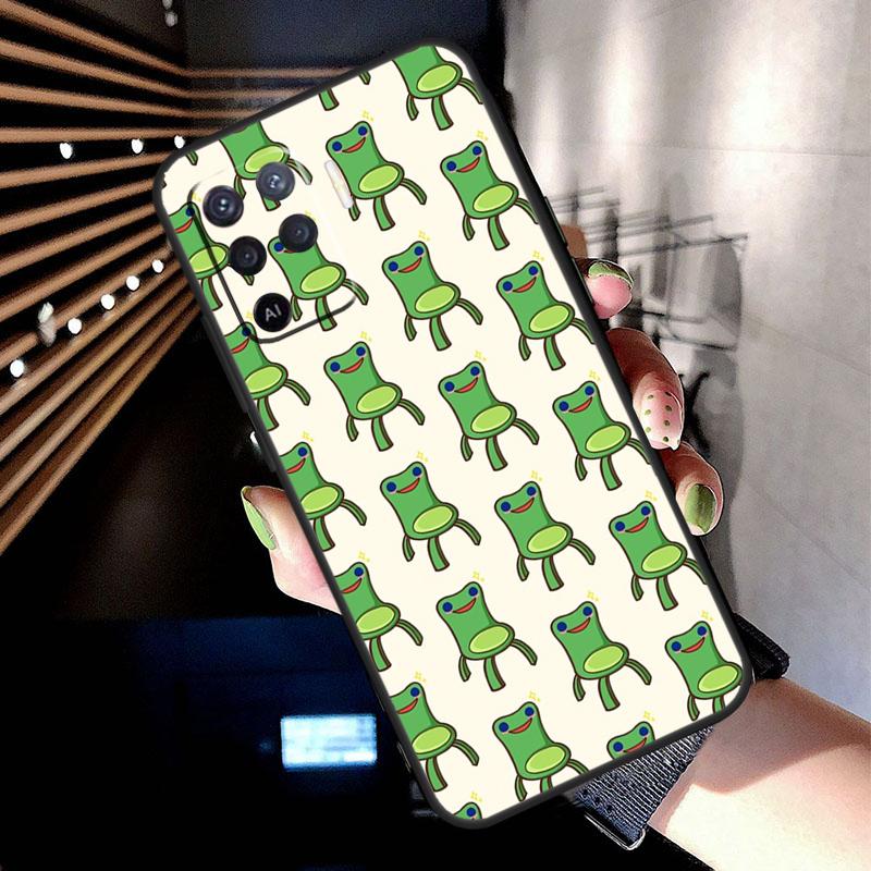 

Милый лягушонок Чехол-животное для Oppo A17 A57 A77 A76 A16 A96 A18 A60 A80 A40 A38 A58 A78 A98 A94 A74 A54 A15 A5 Pro OPPO A60 4G