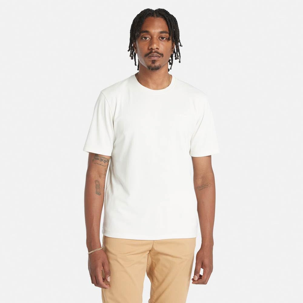 Timberland Men's Short Sleeve Multi-Purpose T-Shirt, Vintage White, XL (TB0A2QB7CM91)