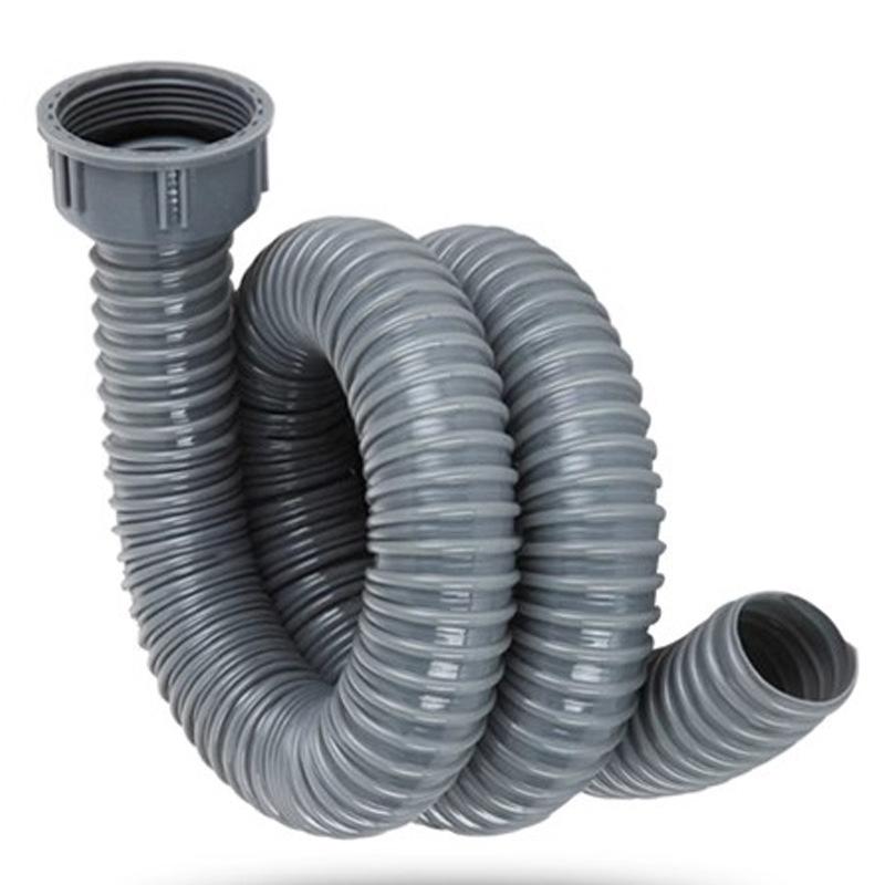 Universal Double Head Kitchen Sink Drain Hose (Extension) - Stretchable Flexible Pipe For Double Bowl