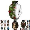 Premium Quality Men Women Christmas 3d Graphic Print Hooded Hoodie Sweatshirt Pullover With Timeless Style