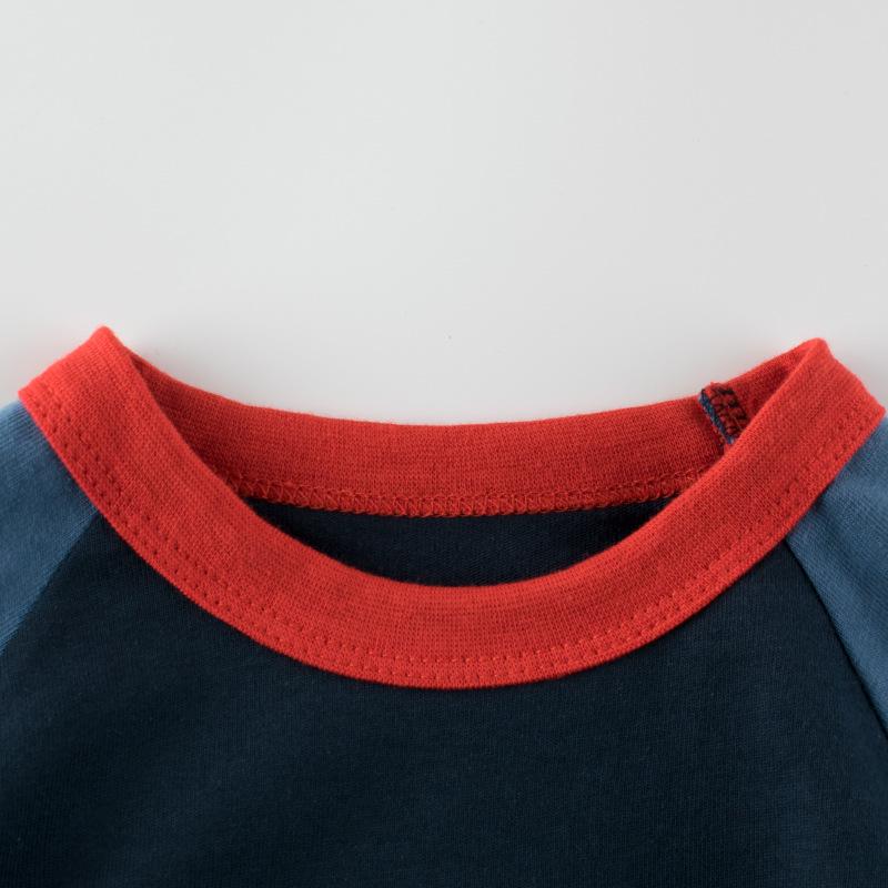 2025 Spring Korean Children's Long-Sleeve T-Shirt for Boys