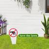 Extra Large No Peeing Dog Sign | Dog Stake For Yard Pick Up After Your Dog Sign | No Dogs Peeing No Dog Poop Signs For Yard