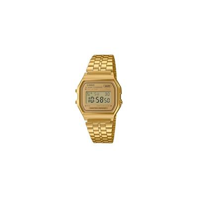 Casio Série Vintage A158WETG-9A Relógio Digital Dourado Unissex Infantil