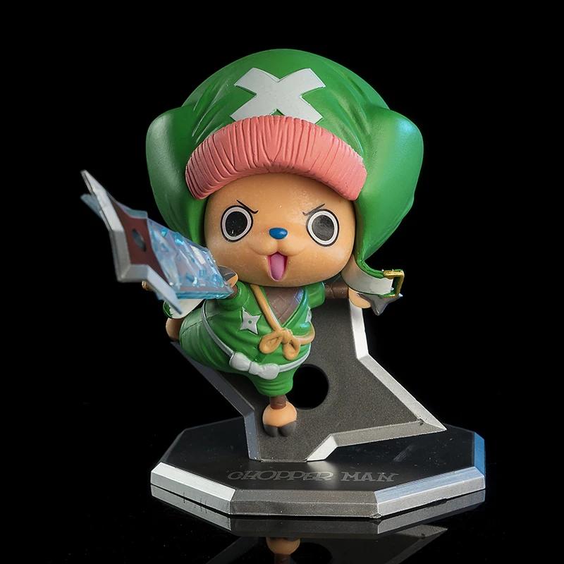 Anime Figure One Piece PVC Action Figure Kimono Ninja Tony Tony Chopper Collection Model Dolls Kid Gift Toys Decoration