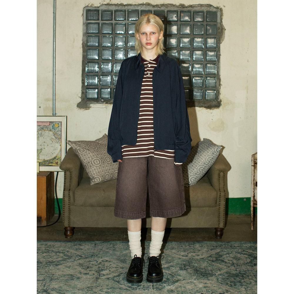 Sand Sound Drape Drizzler Jacket Navy